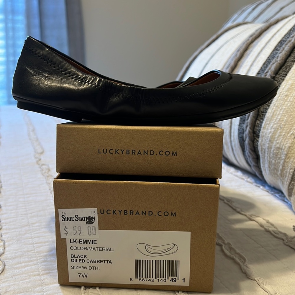 Lucky Brand Oiled Cabretta in black